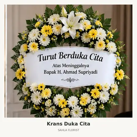 Krans Bunga Duka Sukomanunggal